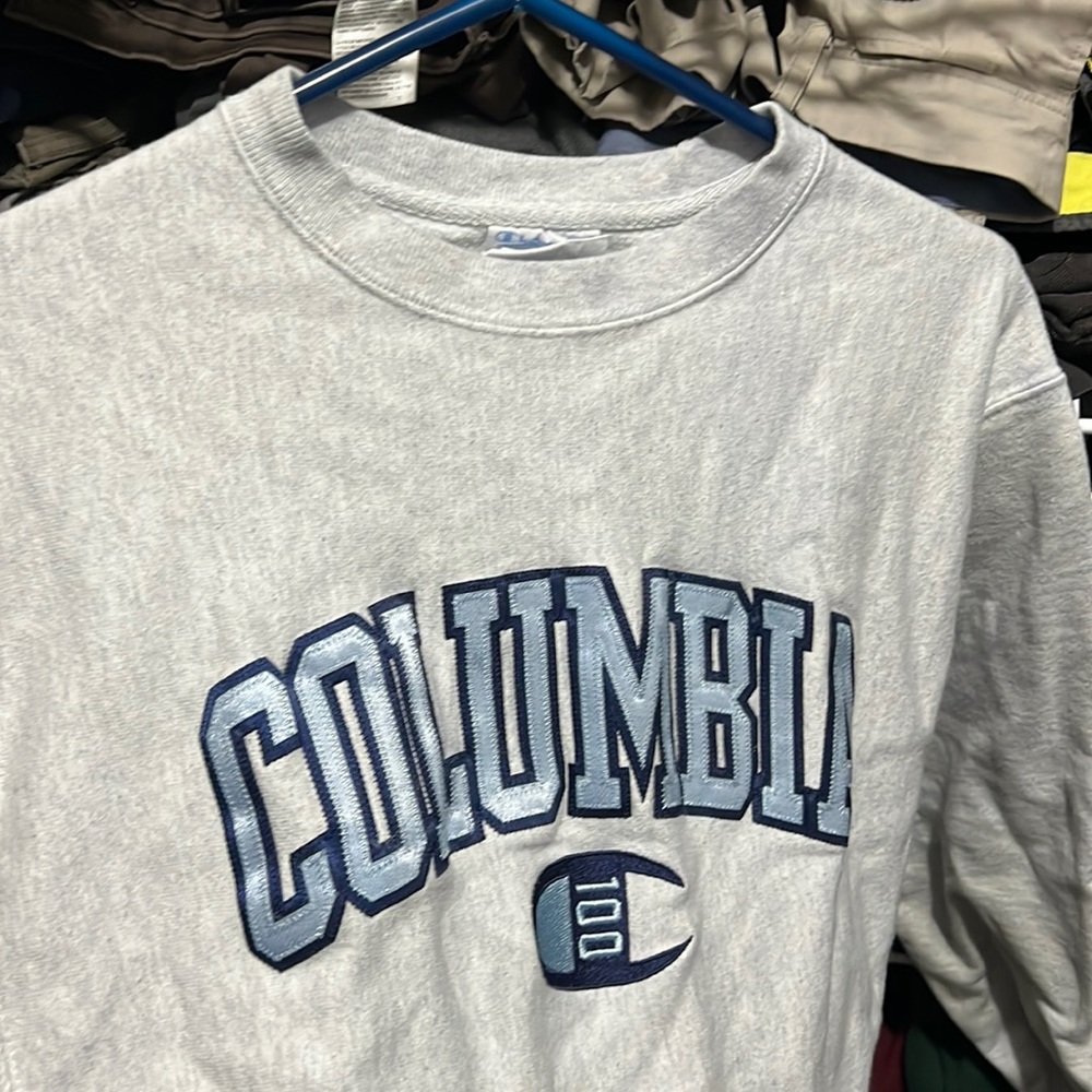 COLUMBIA college crew neck sweatshirt